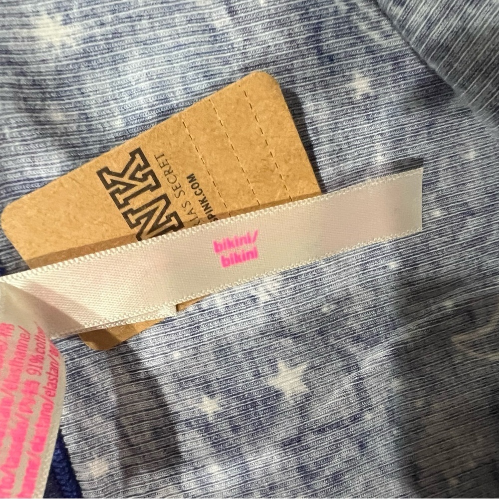 NEW NIP VS PINK victoria secret bikini panty underwear XL blue star moon sky - Picture 5 of 6